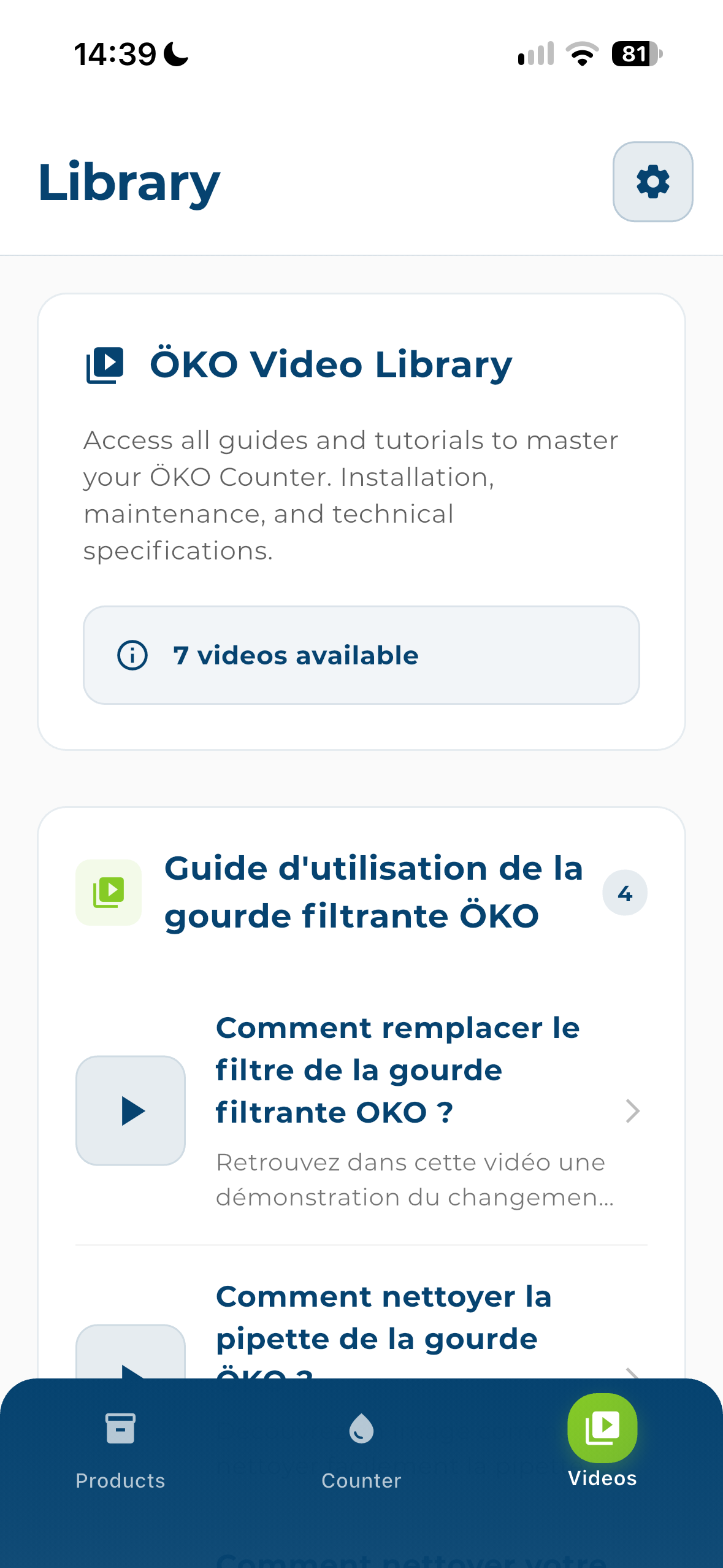 ÖKO help video library